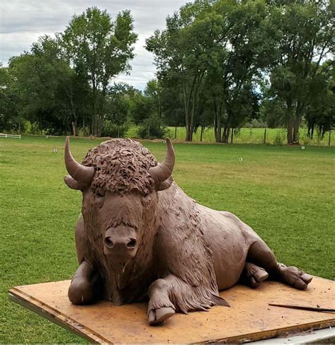 75L $149. . Buffalo trace buffalo statue for sale